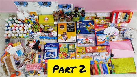 Art And Craft Supplies In Tamil Part Huge Art Supplies Haul Art