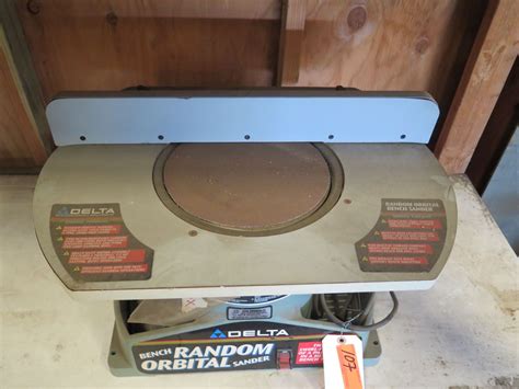 rs delta random orbital bench sander