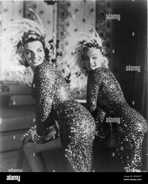 Marilyn Monroe And Jane Russell In Gentlemen Prefer Blondes