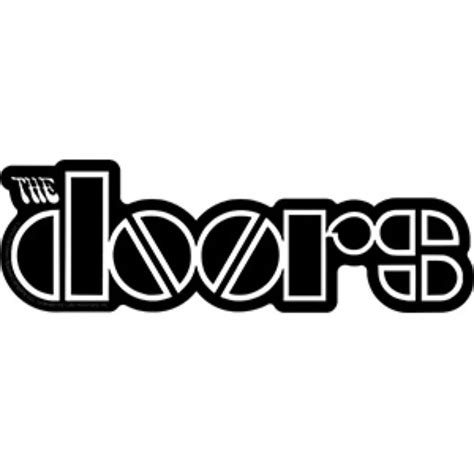 The Doors Logo Vinyl Sticker At Sticker Shoppe