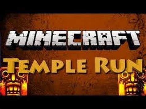 Minigame Temple Run Minecraft Youtube