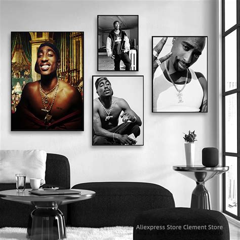 Tupac Shakur Pac Poster Cantor Banda Capa Lbum M Sica Estrela Hip