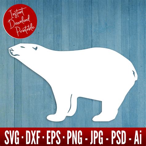 POLAR BEAR SVG Bear Svg Polar Bear Svg Files For Cricut Etsy