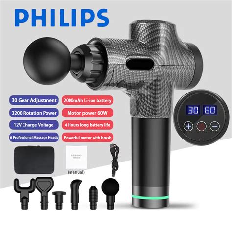 Philips Massage Gun Vibration Fascial Gun Muscle Relaxation Massager On