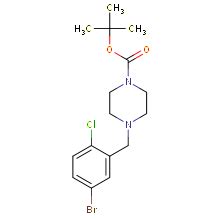 现货供应ChemShuttletert butyl 4 5 bromo 2 chlorobenzyl piperazine 1