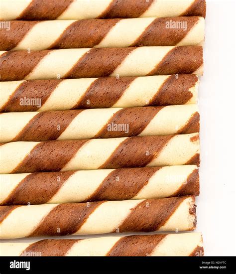 Brown Cookies Representing Wafer Biscuits And Bickies Stock Photo Alamy