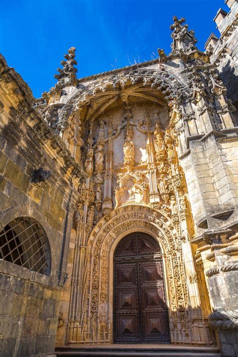 Medieval Templar Castle in Tomar Stock Photo - Image of knights ...