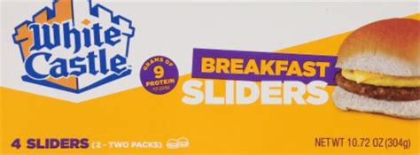 White Castle® Sausage Egg & Cheese Breakfast Sliders, 4 ct / 10.72 oz - Kroger