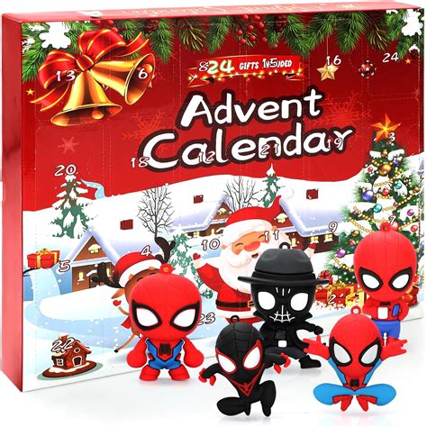 Calendario De Adviento Spider 2023 Edición Limitada De Navidad Cuenta Regresiva De Navidad 24