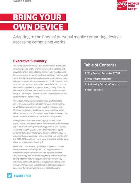 Free Byod Policy Sample Pdf 530kb 4 Pages