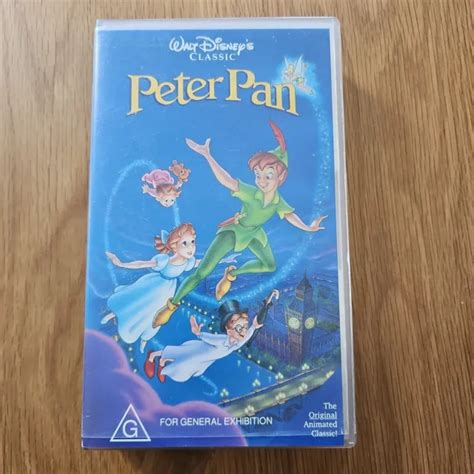 Peter Pan Walt Disney Classics Vhs Pal Mint Condition