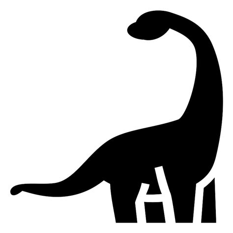 Download Sauropod Silhouette Graphic | Wallpapers.com