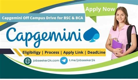 Capgemini Off Campus Drive For Bsc And Bca Graduates Batch