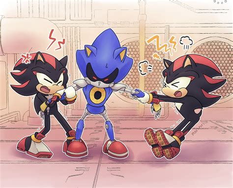 Pori On Twitter Shadow Androids And Metal Sonic Metal Is Going To A Running Race With Me