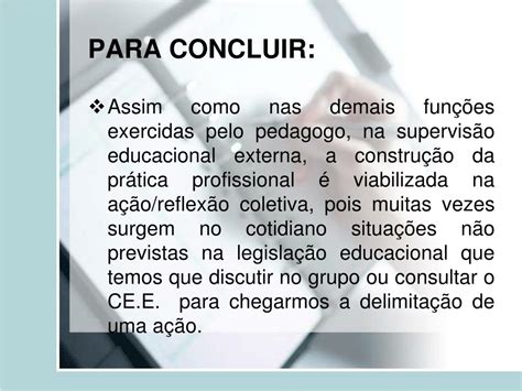 PPT A SUPERVISÃƒO EDUCACIONAL EXTERNA PowerPoint Presentation free