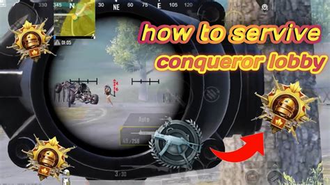 How To Servive Conqueror Lobby 🥵🥵🥵 Solo Conqueror Rank Push Bgmi