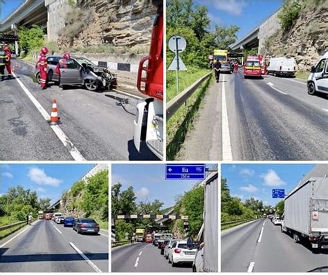 Trei mașini implicate într un accident rutier GorjOnline Zi de zi