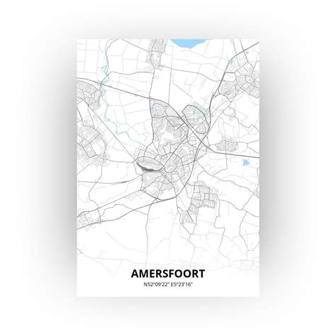 Poster Van Amersfoort Printmijnstad