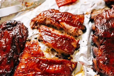 Fall Off The Bone Easy Oven Baked Ribs Hungry Wanderlust