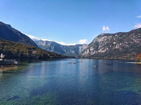 Vista Panor Mica Del Hermoso Paisaje Monta Oso De Vogel Lago Bohinj