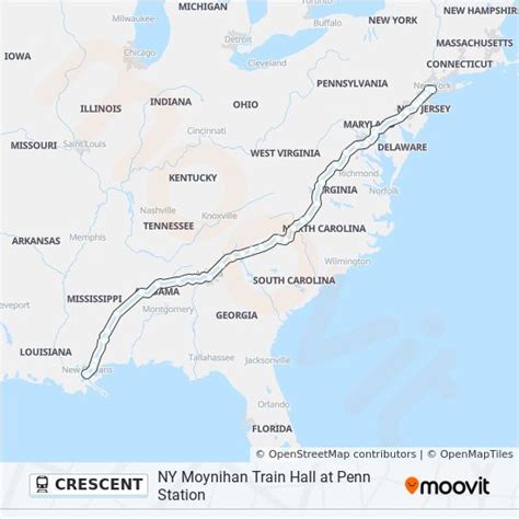 Crescent Route Schedules Stops Maps New Orleans Union Passenger