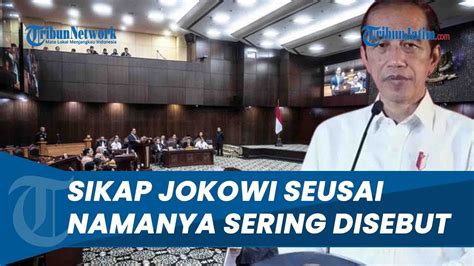 Terkuak Sikap Jokowi Seusai Namanya Sering Disebut Kubu Anies Ganjar