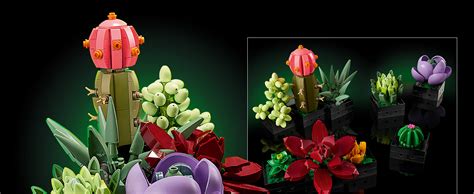 LEGO Icons Succulents 10309 Plant Decor Building Kit Enjoy A Project