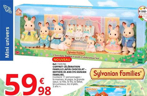 Promo Coffret C L Bration Famille Lapin Chocolat Edition Ans