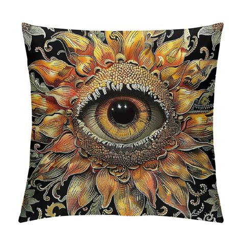 Patifu Evil Eye Throw Pillow Covers Mystical Decor Pillow Case Tarot