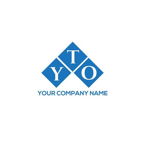 YTO letter logo design on white background. YTO creative initials ...