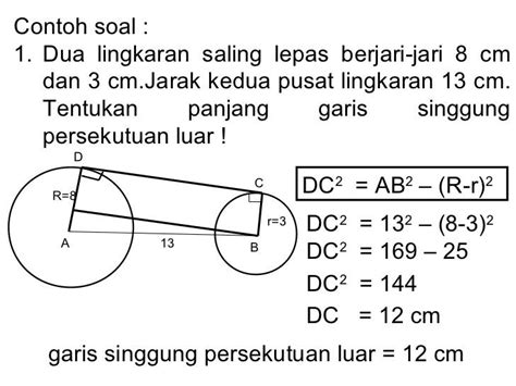 Contoh Soal Garis Singgung Homecare