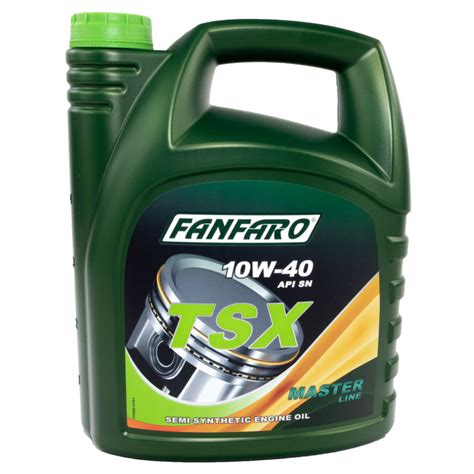 FANFARO Motoröl Motor Öl 10W40 TSX API SN 5 Liter online im MVH Shop