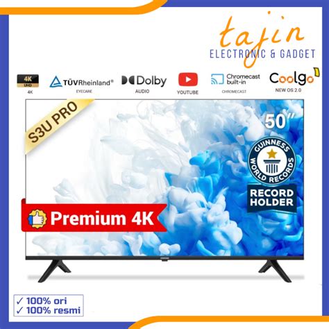 Jual Coocaa Smart Tv Inch Digital Os Coolita S U Pro Led K