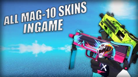 CS GO ALL MAC 10 SKINS INGAME Skin Showcase YouTube