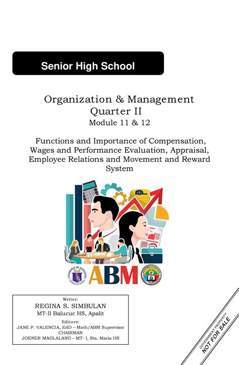 MATH11 ADM Org Man Q2 Module 11 Functions And Importance Of