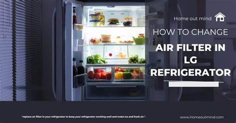 How to Change Air Filter in LG Refrigerator: A Quick and Easy Tutorial ...