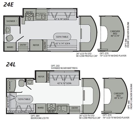 8 Photos Class C Motorhome Floor Plans And View - Alqu Blog