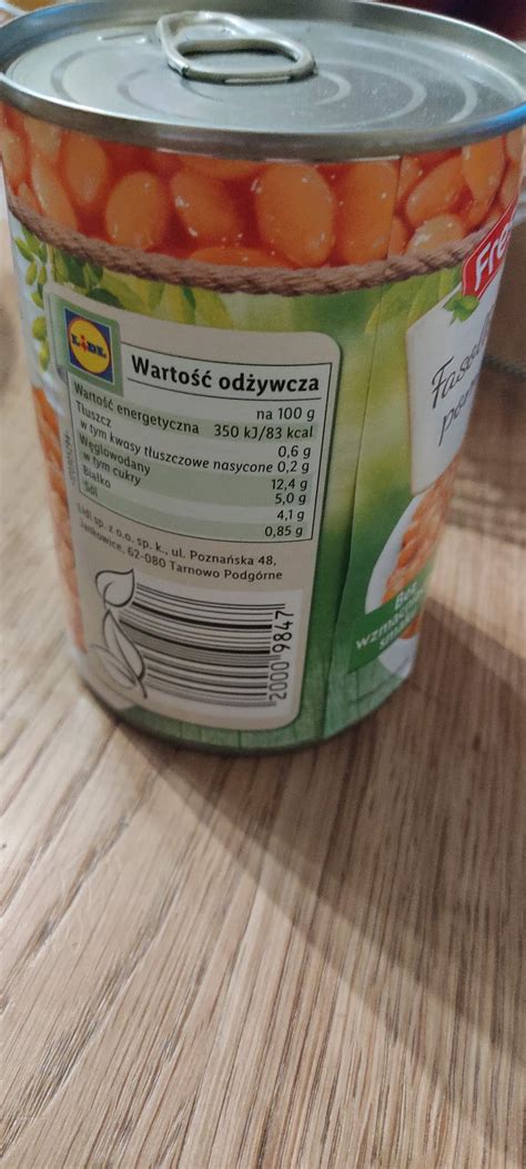 Fasolka W Sosie Pomidorowym G Lidl Fasola Pieczona Z Pepper Pl