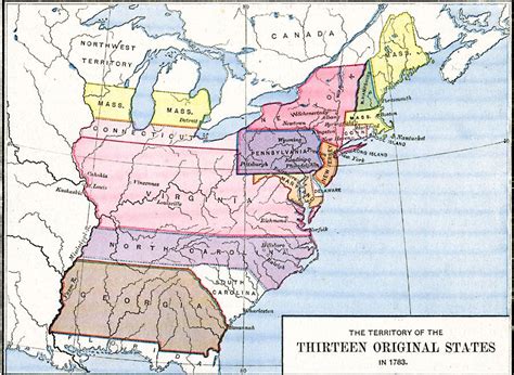 1783 Map Of The United States | Map Of the United States