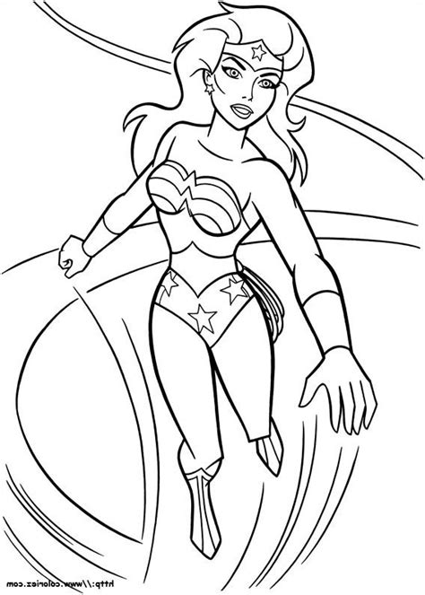 Coloriage De Wonder Woman G Nial Ment Dessiner Une E Idee De Coloriage