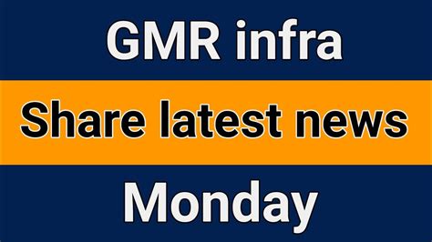 Gmr Infra Share Price Target Gmr Infra Share Latest News Today Gmr