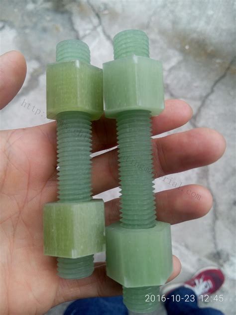 Structural Fiberglass Rod Threaded Rod Nuts Pultruded Epoxy