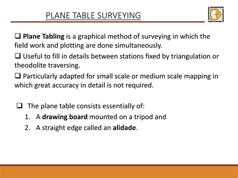 Plane Table Surveying Ppt