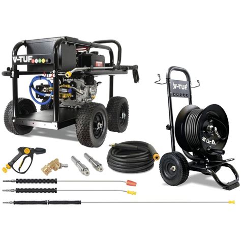 Shop V Tuf Diesel Powered Cold Stream 2900psi Jet Wash Package Electric Pressure Washers Zoro Uk