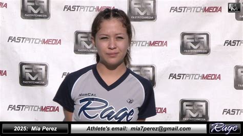 Mia Perez Gpa Pitcher And Third Base Softball Recruiting