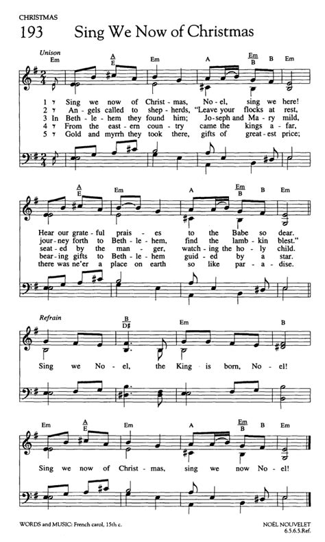 Christmas Hymns: “Sing We Now of Christmas” - vandagriff.org