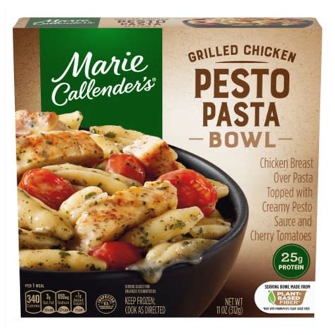 Marie Callenders Grilled Chicken Pesto Cavatelli Bowl Frozen Meal 11