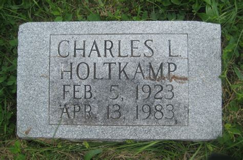 Charles Lindell Holtkamp 1923 1983 Find A Grave Memorial