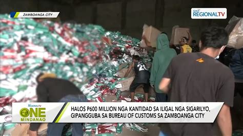 One Mindanao Halos P Million Nga Kantidad Sa Iligal Nga Sigarilyo