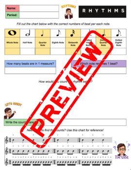 Simple and Compound Meter - Rhythm Counting Worksheets by Brett Beaman